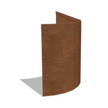 Corteni terasest muruääris tasandatud FLEX 45 cm (pikkus 150 cm)