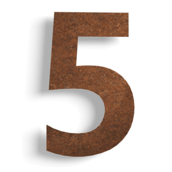 majanumber Corten teras (plaat) 5 - 15 cm