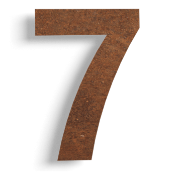 majanumber Corten teras (plaat) 7 - 15 cm