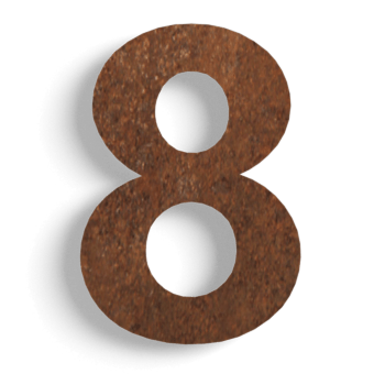 majanumber Corten teras (plaat) 8 - 15 cm