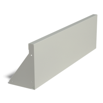 Pulbervärvitud terasest tugisein sirge 100 cm (kõrgus 30 cm)