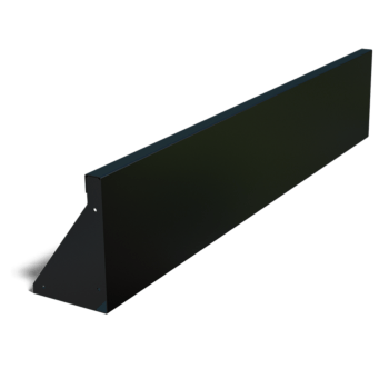 Pulbervärvitud terasest tugisein sirge 150 cm (kõrgus 30 cm)