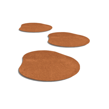 Corteni terasest astmeplaat Orgaaniline 40 x 40 cm