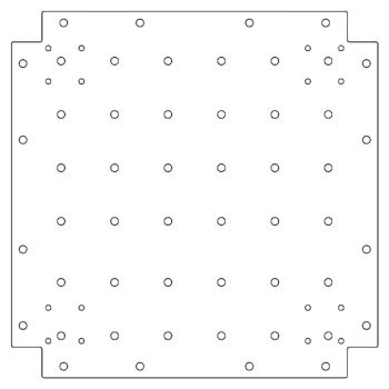 alusplaat Tsingitud teras 50 x 50 cm