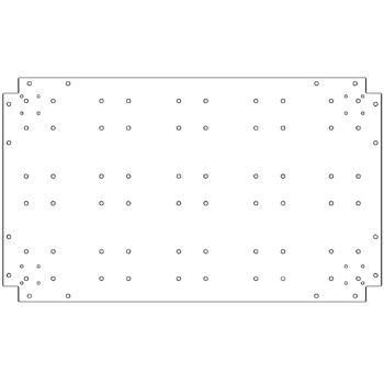 alusplaat Tsingitud teras 60 x 100 cm