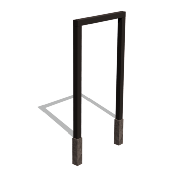 Pulbervärvitud terasest pergola sirge 150 cm