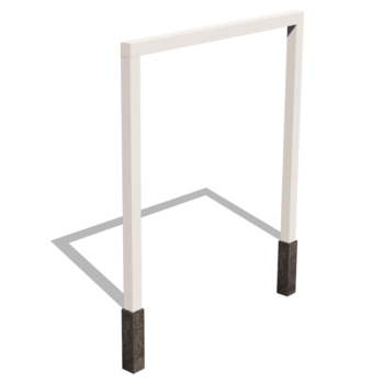 Pulbervärvitud terasest pergola sirge 250 cm