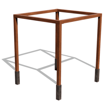 Corteni terasest pergola süsteem ruut 274 x 250 cm