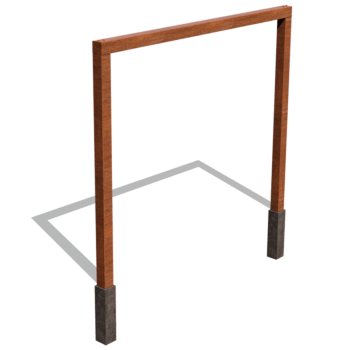 Corteni terasest pergola sirge 300 cm