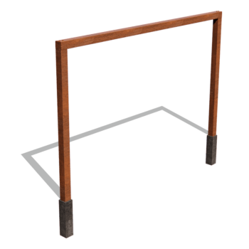 Corteni terasest pergola sirge 400 cm