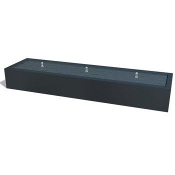 Alumiiniumist aia purskkaev 300 x 80 x 40 cm