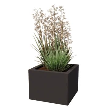 Terasest lillekast - Ruut - 40 x 40 cm