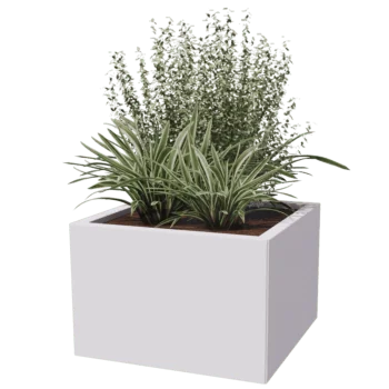 Terasest lillekast - Ruut - 60 x 60 cm