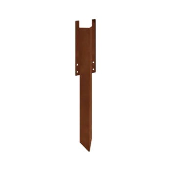 Corten terasest maavaia - Kõrgus peenraääris 34 / 37,5 cm