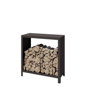 Terasest küttepuude hoidja - Indiana - 100 x 40 x 100 cm - RAL7016 matt (antratsiithall)