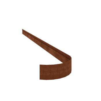 Corten terasest peenraääris - Litsutud FLEX - Kõrgus 13 cm - 240 cm