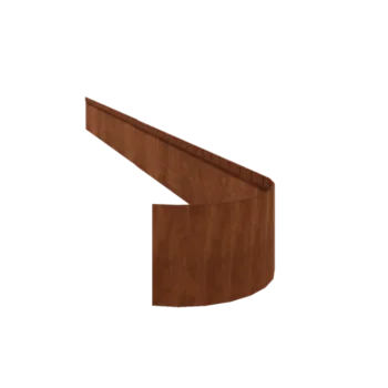 Corten terasest peenraääris - Litsutud FLEX - Kõrgus 23 cm - 150 cm