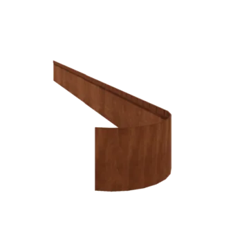 Corten terasest peenraääris - Litsutud FLEX - Kõrgus 23 cm - 240 cm