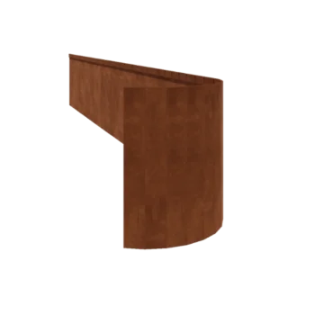 Corten terasest peenraääris - Litsutud FLEX - Kõrgus 45 cm - 240 cm
