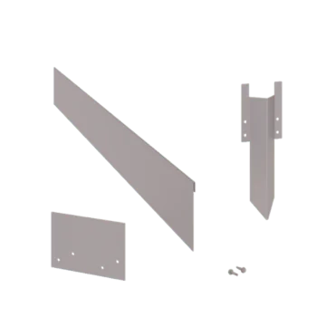 Tsinkterasest peenraääris - Litsutud - Kõrgus 13 cm - Täiskomplekt 15 meeter