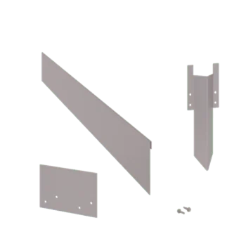 Tsinkterasest peenraääris - Litsutud - Kõrgus 13 cm - Täiskomplekt 24 meeter