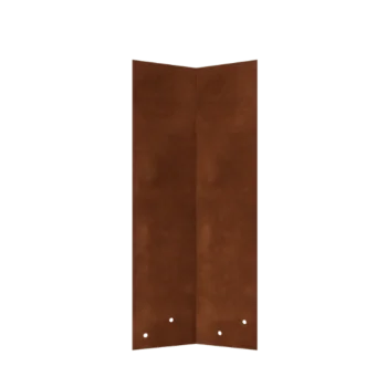 Corten terasest ühendusplaat - 45° - Kõrgus peenraääris 45 cm