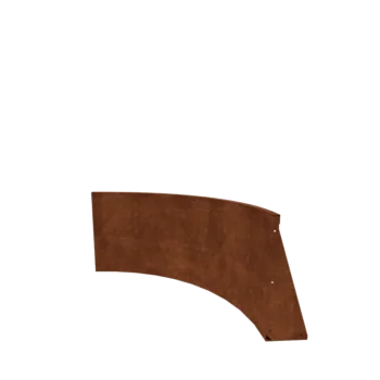 Corten terasest tugisein - Sisemine kurv - 100 x 100 x 60 cm