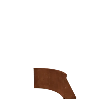 Corten terasest tugisein - Sisemine kurv - 50 x 50 x 40 cm