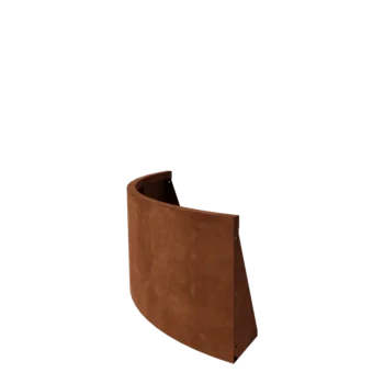 Corten terasest tugisein - Väline kurv - 100 x 100 x 50 cm