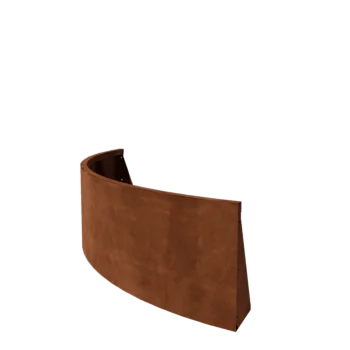 Corten terasest tugisein - Väline kurv - 150 x 150 x 50 cm