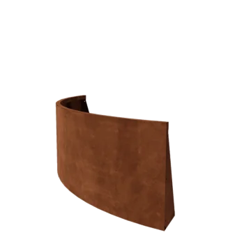 Corten terasest tugisein - Väline kurv - 150 x 150 x 60 cm