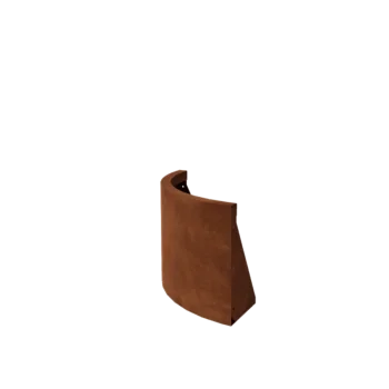 Corten terasest tugisein - Väline kurv - 50 x 50 x 40 cm