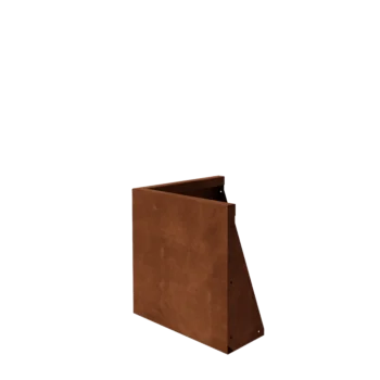 Corten terasest tugisein - Välinurk - 50 x 50 x 50 cm