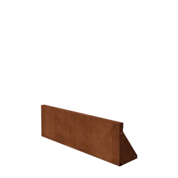 Corten terasest tugisein - Sirge - 100 x 30 cm