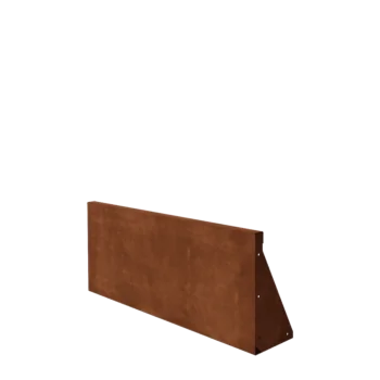 Corten terasest tugisein - Sirge - 100 x 40 cm