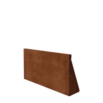 Corten terasest tugisein - Sirge - 100 x 50 cm