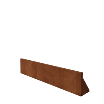 Corten terasest tugisein - Sirge - 150 x 30 cm