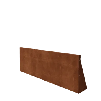 Corten terasest tugisein - Sirge - 150 x 50 cm