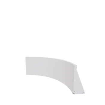 Terasest tugisein - Väline kurv - 100 x 100 x 50 cm - RAL9010 matt (valge)