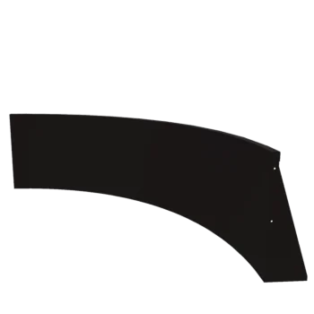 Terasest tugisein - Sisemine kurv - 150 x 150 x 60 cm - RAL9005 matt (must)