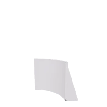 Terasest tugisein - Sisemine kurv - 50 x 50 x 60 cm - RAL9010 matt (valge)