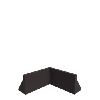 Terasest tugisein - Sisenurk - 50 x 50 x 30 cm - RAL7016 matt (antratsiithall)