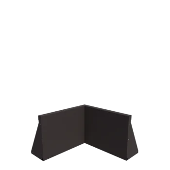 Terasest tugisein - Sisenurk - 50 x 50 x 40 cm - RAL7016 matt (antratsiithall)