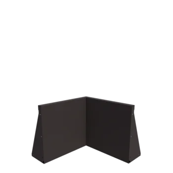 Terasest tugisein - Sisenurk - 50 x 50 x 50 cm - RAL7016 matt (antratsiithall)