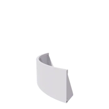 Terasest tugisein - Väline kurv - 100 x 100 x 40 cm - RAL9010 matt (valge)