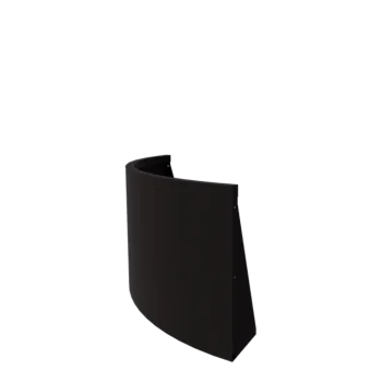 Terasest tugisein - Väline kurv - 100 x 100 x 60 cm - RAL9005 matt (must)