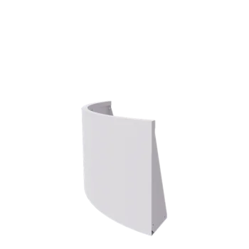 Terasest tugisein - Väline kurv - 100 x 100 x 60 cm - RAL9010 matt (valge)