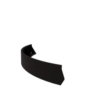 Terasest tugisein - Väline kurv - 150 x 150 x 30 cm - RAL9005 matt (must)