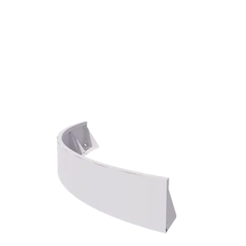 Terasest tugisein - Väline kurv - 150 x 150 x 30 cm - RAL9010 matt (valge)