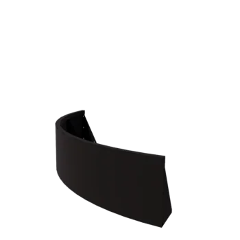 Terasest tugisein - Väline kurv - 150 x 150 x 40 cm - RAL9005 matt (must)